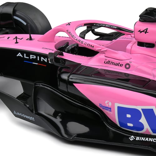 Vehículo A Escala 1:18 F1 Alpine A523 2023 Pink