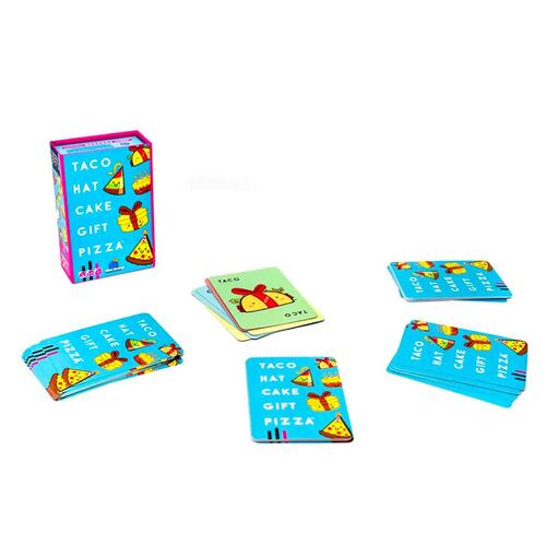 Juego de Mesa Taco Hat Cake Gift Blue Orange