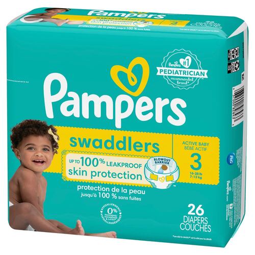 Pañal Pampers Swaldd 26 piezas