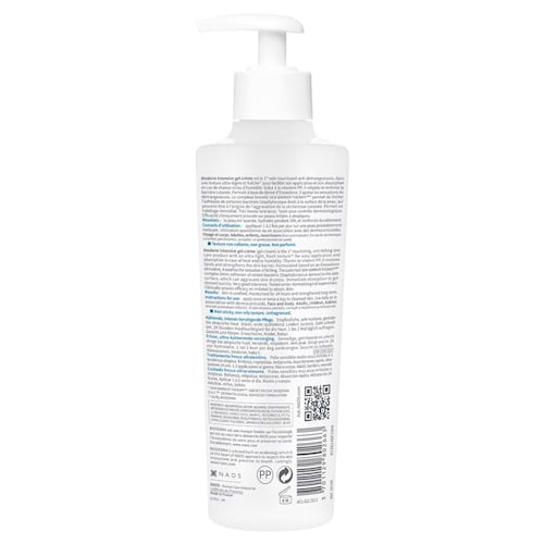 Bioderma Atoderm Intensive Gel Crema Humecta Profundamente por 24 hrs, Sensación Ultra Ligera y Fresca, para piel seca a atópica, 200 ml