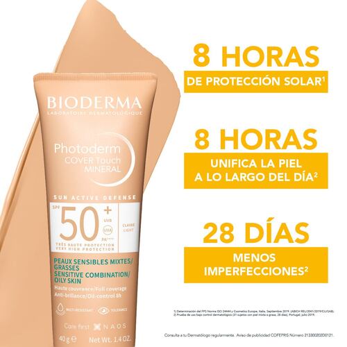 Photoderm Cover Touch Mineral SPF 50+ Tono Claro 40gr