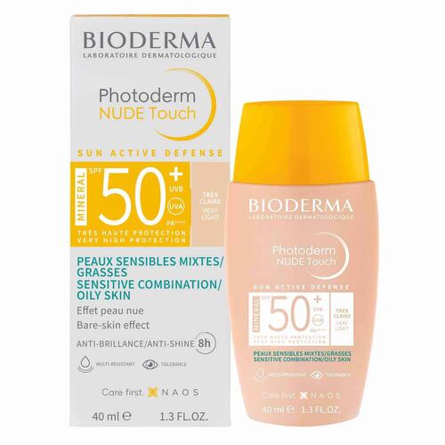 Photoderm Nude Touch Mineralspf 50+ Tono Muy Claro 40ml