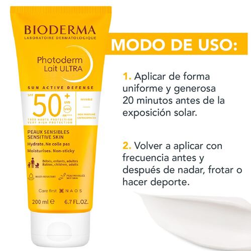 Photoderm Lait Ultra SPF50+ 200ml