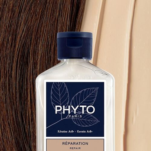 Phyto Repair Shampoo Reparador Cabello Dañado y Quebradizo
