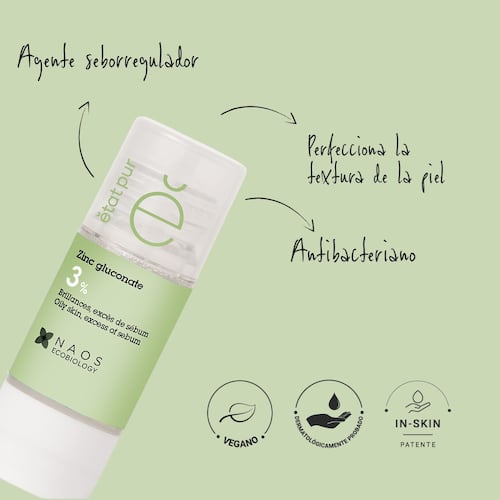 Gluconato de Zinc 3% Etat Pur