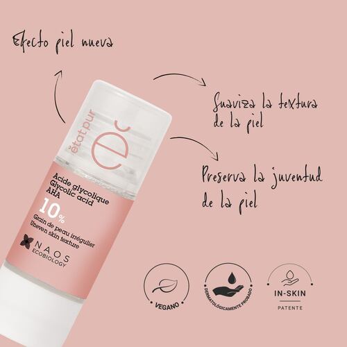 Ácido Glicólico 10% Etat Pur