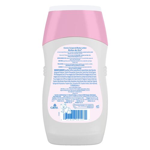 Crema Corporal de Leche de Almendras 250 ml Ricitos de Oro