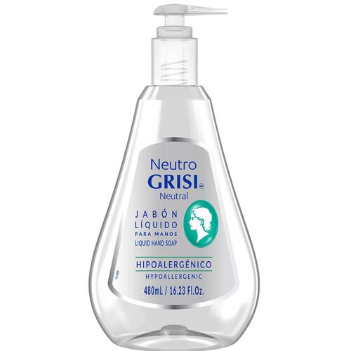 Jabón Líquido para Manos Neutro Grisi 480ml