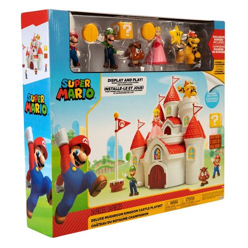 Castillo Deluxe con 5 Figuras Super Mario