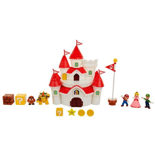 Castillo Deluxe con 5 Figuras Super Mario