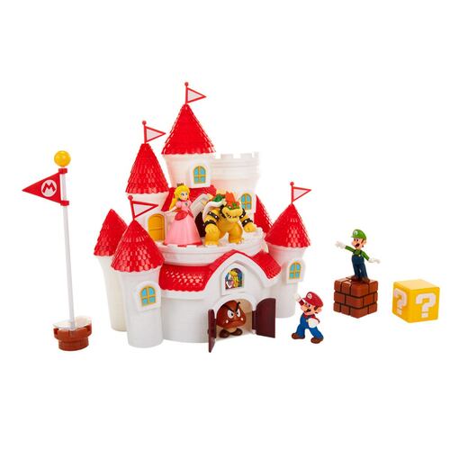 Castillo Deluxe con 5 Figuras Super Mario