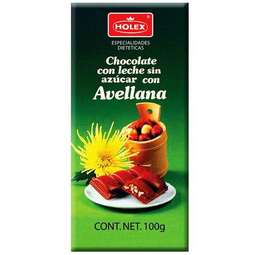 Chocolate de dieta con Leche y Avellana
