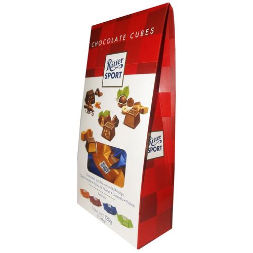 Caja de Choco Cubos con 15 piezas Ritter Sport