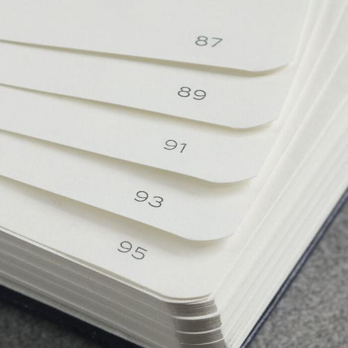 Cuaderno Leuchtturm Rojo A5 Liso