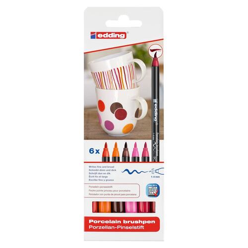 Set de rotulador para cerámica calidos