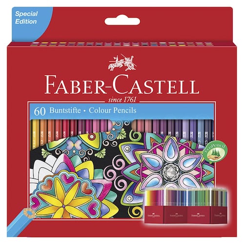Lápices de Colores Faber Castell Hexagonales Colores 24 piezas