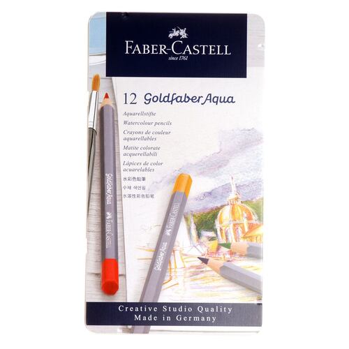 Lápices acuarelables Faber Castell 12