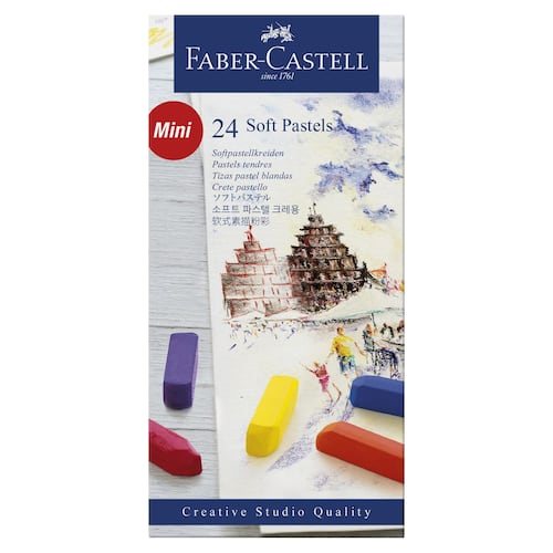 Mini Pasteles Blandos Faber-Castell de 24 Piezas