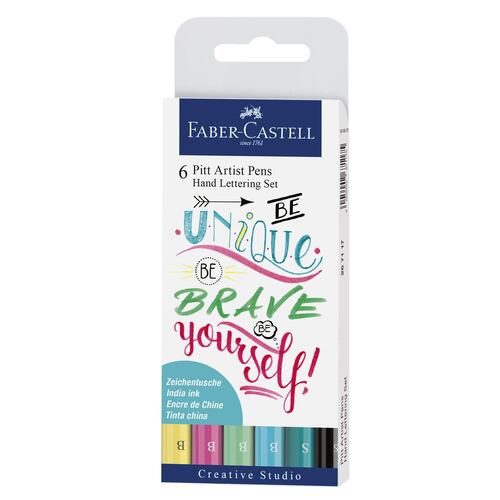 Marcadores Faber-Castell Pitt Artist Pen Lettering Pastel
