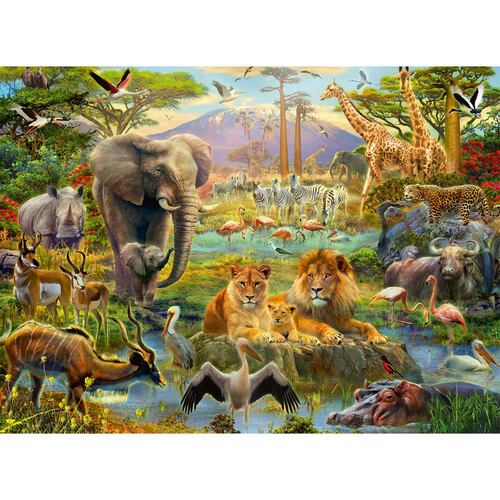Rompecabezas Animales de la Sabana 200 piezas