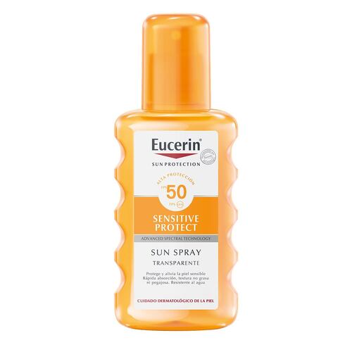 Eucerin Sun, Spray Protector Solar Transparente FPS50, 200ml