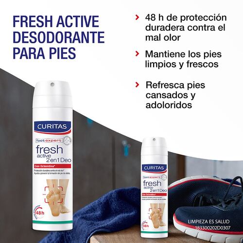 Spray Antitranspirante para Pies Silver Active 150 ml, Productos