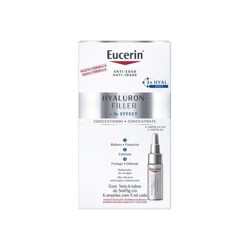 Eucerin Hyaluron Filler Suero Concentrado con 6 Ampolletas