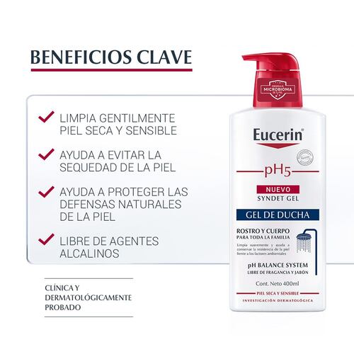 EUCERIN PH5 SYNDET GEL DE DUCHA 400ML