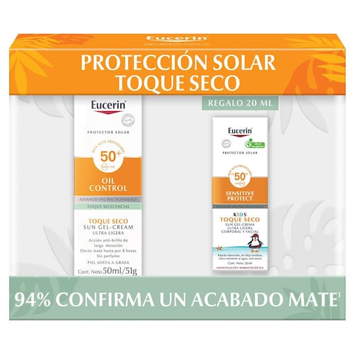 Pack Sun Face Oil Control 50ml +Regalo Sun Kids Oil Control 20ml