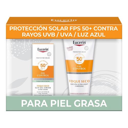 Pack Eucerin Sun Oil Control + OC Body Lotion