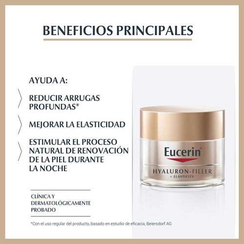 E. Hyaluron filler +elasticity crema de noche 50 ml