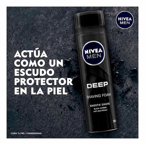 Espuma para Afeitar Deep 200 ml Nivea Men