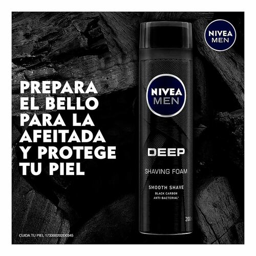Espuma para Afeitar Deep 200 ml Nivea Men