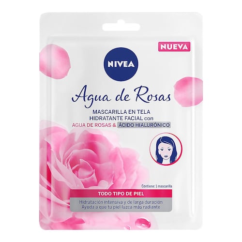 Nivea Mascarilla Facial Agua de Rosas 1 pz