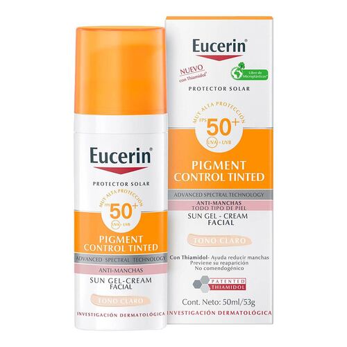 Eucerin Sun Pigment Tinted Tono Claro 50ml