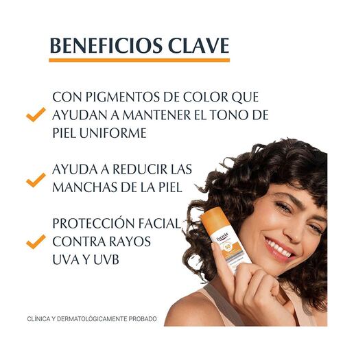Eucerin Sun Pigment Tinted Tono Claro 50ml