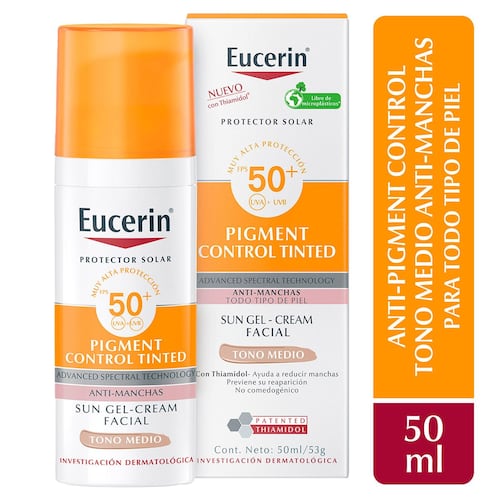 Eucerin Sun Pigment Tinted Tono Medio 50ml