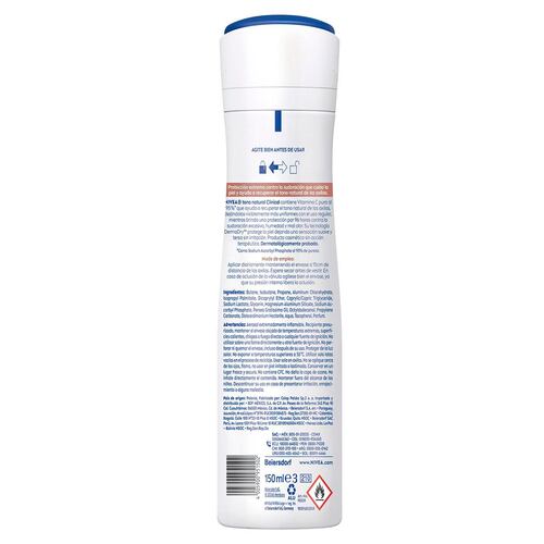 Desodorante en Spray Para Mujer Tono Natural Clinical 150ml Nivea