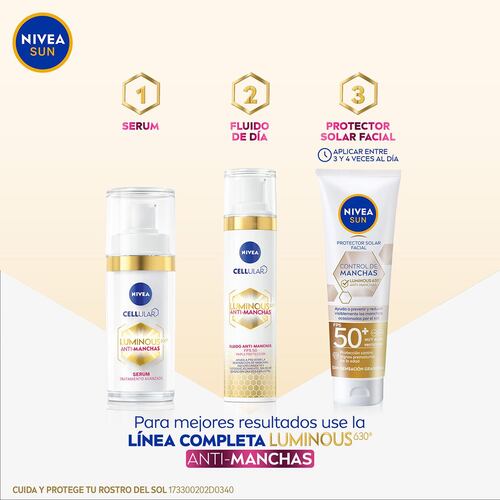 Protector Solar Facial Control de Manchas Luminous 40ml