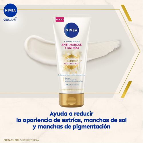 Crema Corporal Anti-Estrías Luminous 200ml