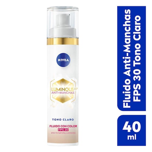 Crema Fluido Anti-Manchas Tono Claro Nivea Luminous 40ml