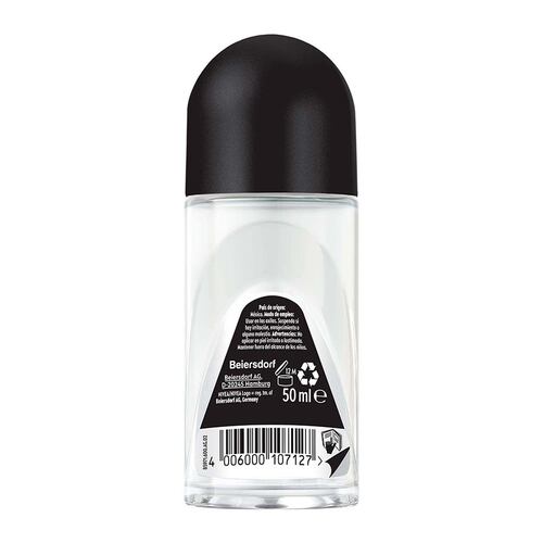 Desodorante Invisible para Hombre en Roll On 50ml Nivea