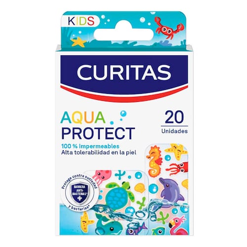 Curitas Aqua Protect para Niños con 20 Piezas