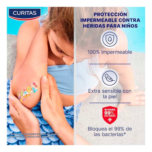Curitas Aqua Protect para Niños con 20 Piezas