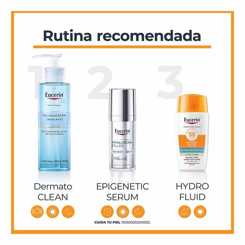 Eucerin Sun Hydrofluid Protector Solar Tono Claro Fps50+
