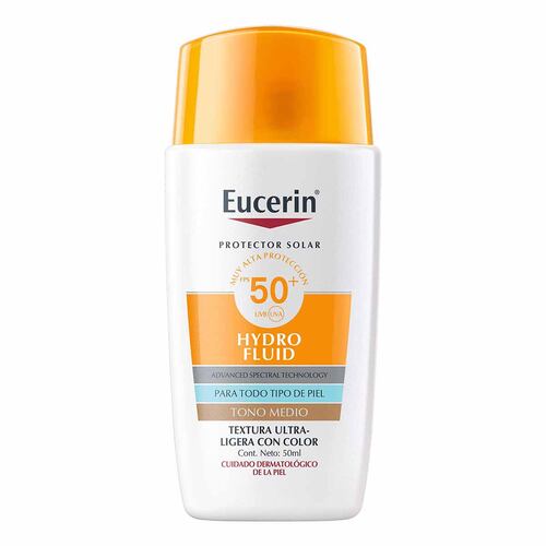 Eucerin Sun Hydrofluid Protector Solar Tono Medio Fps50+