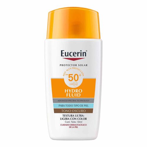 Eucerin Sun Hydrofluid Protector Solar Tono Oscuro Fps50+