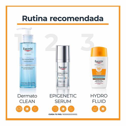 Eucerin Sun Hydrofluid Protector Solar Tono Oscuro Fps50+