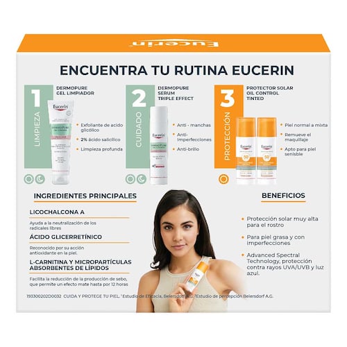 Eucerin 2 Pack Sun Oil Control Toque Seco
