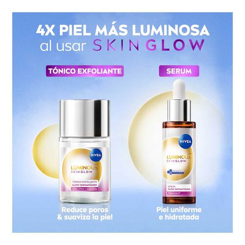 Tónico Facial Exfoliante Glow Instantáneo 100 ml Nivea